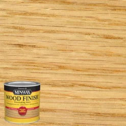 Minwax Wood Finish Semi-Transparent Natural Oil-Based Wood Stain 0.5 pt. (Pack of 4)