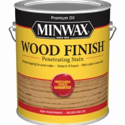 Minwax Wood Finish Semi-Transparent Golden Oak Oil-Based Wood Stain 1 qt. (Pack of 4)