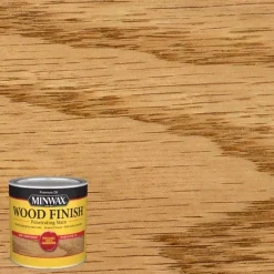 Minwax Wood Finish Semi-Transparent Ipswich Pine Oil-Based Wood Stain 0.5 pt. (Pack of 4)