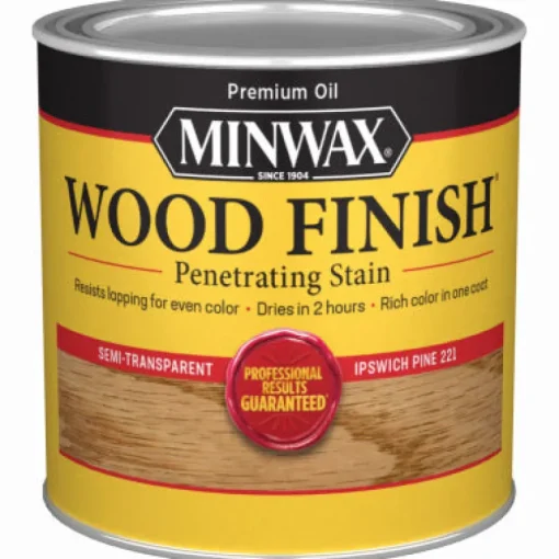 Minwax Wood Finish Semi-Transparent Ipswich Pine Oil-Based Wood Stain 0.5 pt. (Pack of 4)