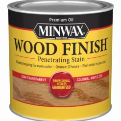 Minwax Wood Finish Semi-Transparent Provincial Oil-Based Wood Stain 0.5 pt. (Pack of 4)