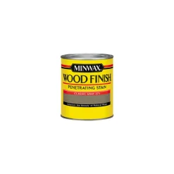 Minwax Wood Finish Semi-Transparent Classic Gray Oil-Based Oil Wood Stain 0.5 pt. (Pack of 4)