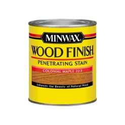 Minwax Wood Finish Semi-Transparent Colonial Maple Oil-Based Stain 1 qt. (Pack of 4)