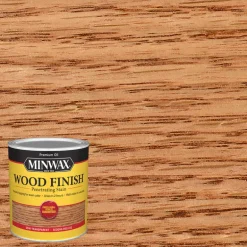 Minwax Wood Finish Semi-Transparent Sedona Red Oil-Based Oil Wood Stain 1 qt. (Pack of 4)