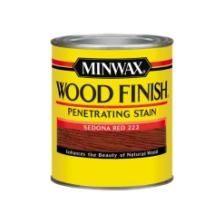 Minwax Wood Finish Semi-Transparent Sedona Red Oil-Based Oil Wood Stain 1 qt. (Pack of 4)