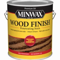 Minwax Wood Finish Semi-Transparent Red Mahogany Oil-Based Wood Stain 1 gal. (Pack of 2)