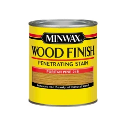 Minwax Wood Finish Semi-Transparent Puritan Pine Oil-Based Wood Stain 1 qt. (Pack of 4)