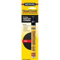 Minwax Wood Finish Stain Marker Semi-Transparent Ebony Oil-Based Stain Marker 1/3 oz