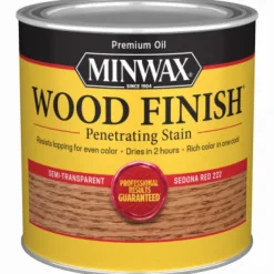 Minwax Wood Finish Transparent Sedona Red Oil-Based Wood Stain 0.5 pt. (Pack of 4)