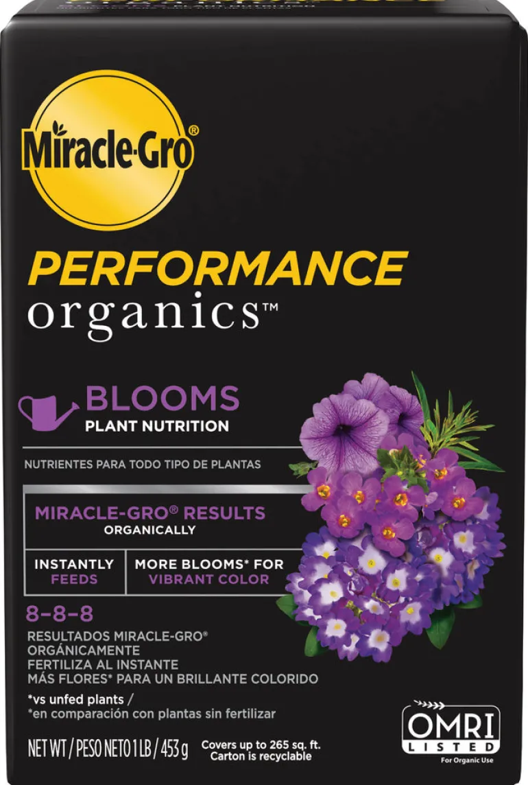 Miracle Gro 3005410 1 Lb Performance Organics Blooms Plant Nutrition 8-8-8