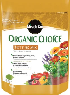 Miracle Gro 72978510 8 Qt Organic Choice┬« Potting Mix 0.10-0.05-0.05
