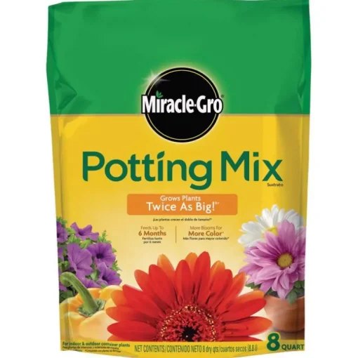 Miracle-Gro Potting Mix 8 qt. (Pack of 6)