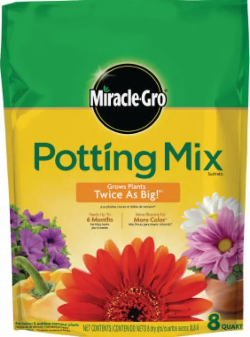 Miracle-Gro Potting Mix 8 qt. (Pack of 6)