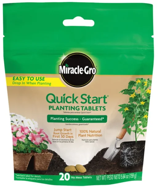 Miracle-Gro Quick Start Tablets Plant Food 20 ct