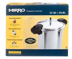 Mirro Polished Aluminum Pressure Cooker and Canner 22 qt