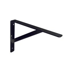 400mm 16-In. Black Heavy-Duty L-Bracket
