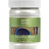 Modern Masters Metallic Paint Collection Satin Pearl White Water-Based Metallic Paint 6 oz