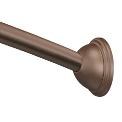Moen Adjustable Curved Shower Rod 72 in. L Bronze