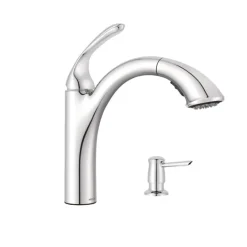 Moen Kinzel One Handle Chrome Pulldown Kitchen Faucet