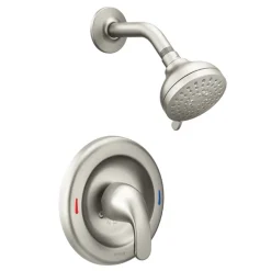 Moen Adler 1-Handle Brushed Nickel Tub and Shower Faucet