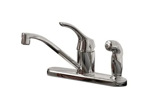 Moen Adler One Handle Chrome Kitchen Faucet Side Sprayer Included