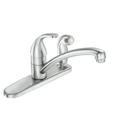 Moen Adler One Handle Chrome Kitchen Faucet Side Sprayer Included