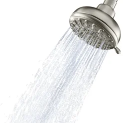 Moen Banbury Brushed Nickel 5 settings Wallmount Showerhead 1.75 gpm