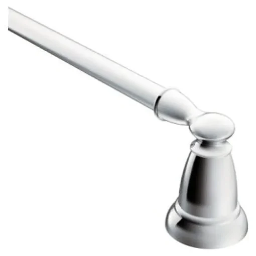 Moen Banbury Chrome Towel Bar 18 in. L Zinc