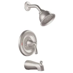 Moen Banbury 1-Handle Brushed Nickel Tub and Shower Faucet