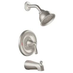 Moen Banbury 1-Handle Brushed Nickel Tub and Shower Faucet