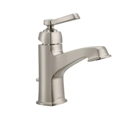 Moen Boardwalk Brushed Nickel Bathroom Faucet 4 in.