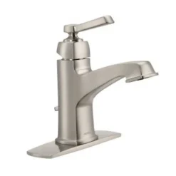 Moen Boardwalk Brushed Nickel Bathroom Faucet 4 in.
