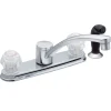 Moen CA87681 Chrome Touch Control Two Handle Low Arc Kitchen Faucet