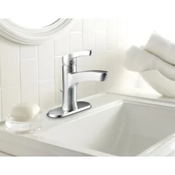 Moen Danika Chrome Contemporary Bathroom Faucet 4 in.