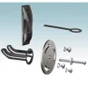 Moen Home Care SecureMount Chrome Grab Bar Anchor Stainless Steel 3.17 in. H X 4 in. L