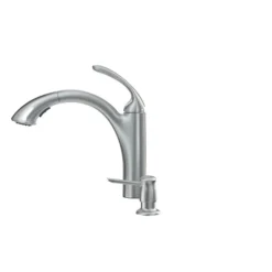 Moen Kinzel One Handle Stainless Steel Pull-Out Kitchen Faucet
