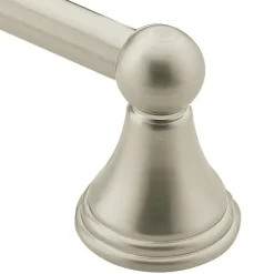 Moen Preston Brushed Nickel Towel Bar 18 in. L Aluminum