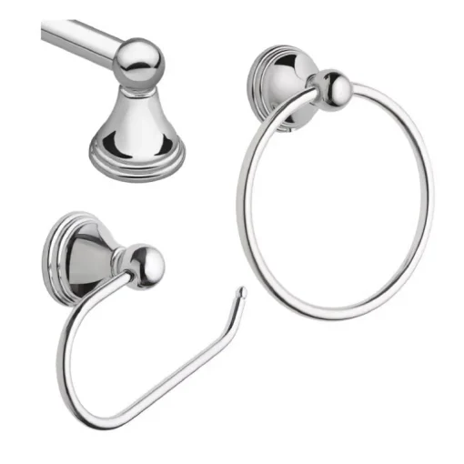 Moen Preston Chrome Chrome Metal Bath Hardware Kit