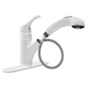 Moen Renzo One Handle White Pull-Out Kitchen Faucet