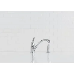 Moen Torrance One Handle Stainless Steel Kitchen Faucet Side Sprayer Included