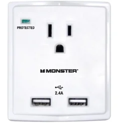 Monster Just Power It Up 1080 J 1 outlets Surge Tap