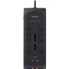 Monster Just Power It Up 6 ft. L 8 outlets Surge Protector w/USB Black 2160 J