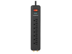 Monster Just Power It Up 6 ft. L 7 outlets Surge Protector Black 1080 J