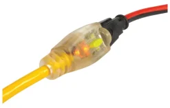 Monster Just Power It Up Outdoor 25 ft. L Yellow Extension Cord 14/3 SJTW