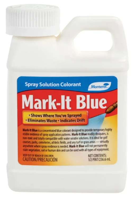 Monterey Mark-It Blue Lawn and Weed Control Concentrate 1/2 pt