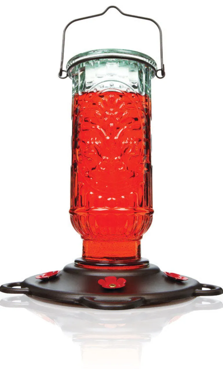 More Birds 39 8 X 8.98 Vintage Hummingbird Feeder (Pack Of 4)