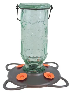 More Birds Hummingbird Glass Nectar Feeder 4