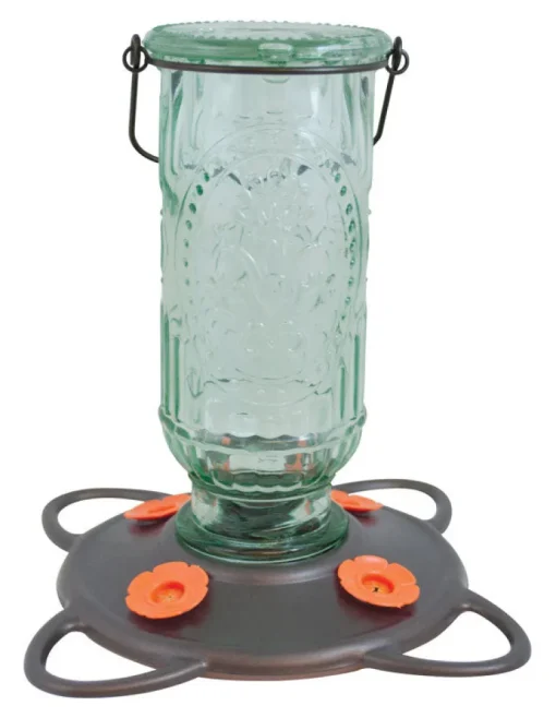 More Birds Hummingbird Glass Nectar Feeder 4