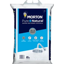 Morton Pure And Natural Water Softener Salt Crystal 40 lb
