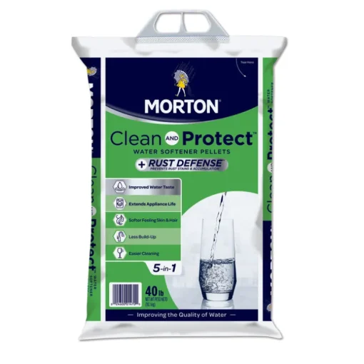 Morton Rust Remover Water Softener Salt Pellets 40 lb